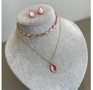 Conjunto rosa claro 