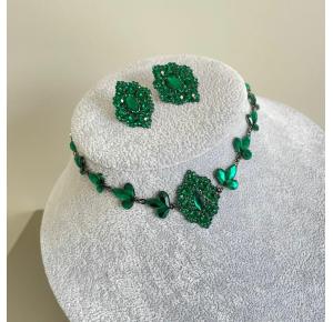 Conjunto verde esmeralda 